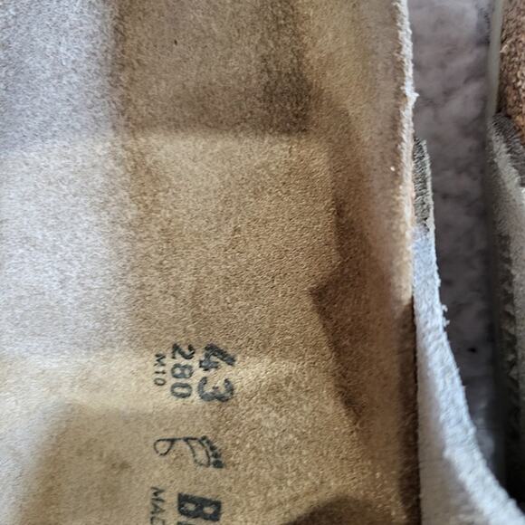 Birkenstock Uji Nubuck/ Suede in Taupe Mens  Size: 43/ 10-10.5 US wide main image 6